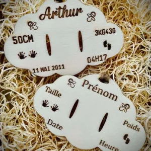 Bracelet et panneaux de naissance